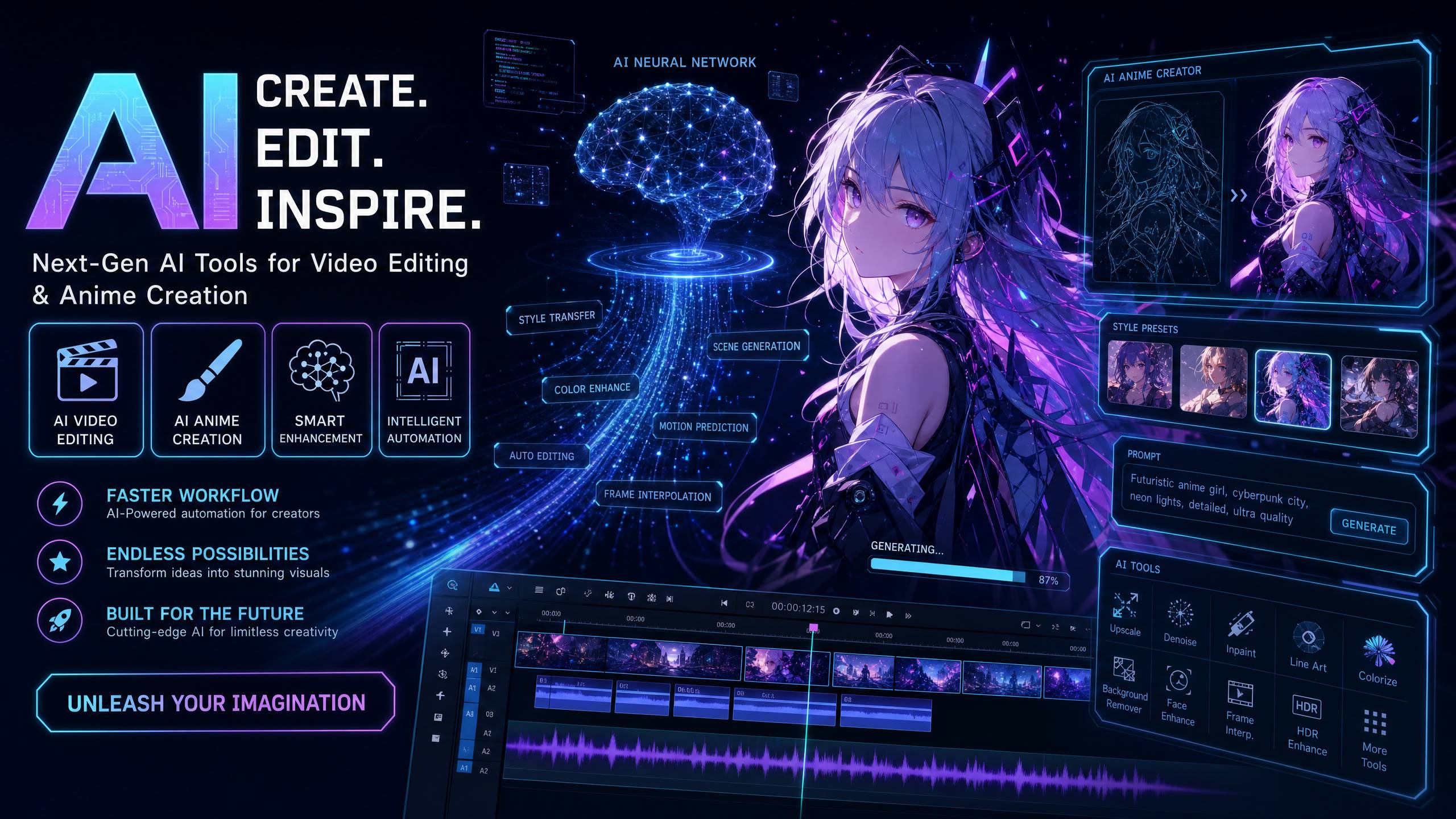 草榴AI动漫创作工具平台